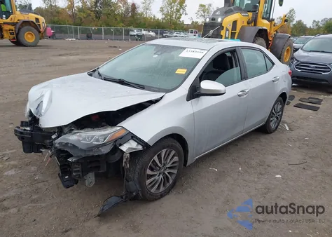 2017 Toyota Corolla Xle из США, поврежденный, VIN 2T1BURHEXHC861284